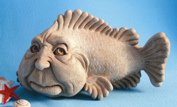 Sid the Large Fish Sculpture By George Carruth